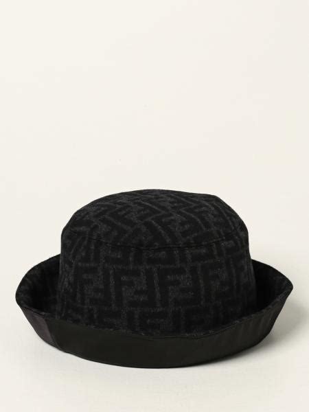 FENDI: Cappello da pescatore in canvas 